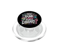 Bibliothèques drôles Qu'y a-t-il de Plus Punk Que la bibliothèque publique PopSockets PopGrip pour MagSafe