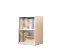 Bibliothèques pour Salon Fabriqué en Acier, Conception À Fente, Facile À Installer, avec Plaque Arrière de Protection, Bibliotheque Enfant, pour La Maison, La Chambre(30 * 26 * 70cm)