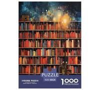 Bibliothèques Puzzle 1000 Pièces Educa Jouet en Bois Divertissement Créatif Décoration Intérieure Jeu Éduchatif Challenge Toy Adultes & Enfants des 14 Ans 38x26cm/1000pcs
