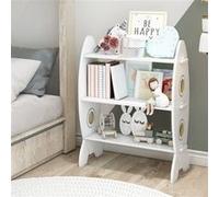 Biblothèque Tårnby pour enfant forme fusée 70 x 55 x 55 cm blanc [en.casa] blanc G