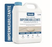 BIBODU® Etancheite Toiture 2.5 KG | Resine Etancheite Liquide Transparente | Agent de Revêtement Imperméable Transparent | Parfait pour Terrasse, Toits, Extérieurs, Intérieurs, Cuisines (2.5 kg)