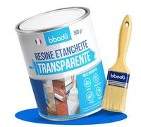 BIBODU® Etancheite Toiture 500 gr | Resine Etancheite Liquide Transparente | Agent de Revêtement Imperméable Transparent | Parfait pour Terrasse, Toits, Extérieurs, Intérieurs, Cuisines
