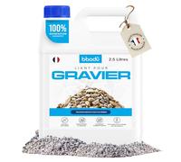 BIBODU Liant Gravier Extérieur 2.5L | Liant pour Gravier | Colle Gravier Exterieur | Parfait pour Gravier, Pierres et Paillis | Utilisation sur Sentiers, Terrasses et Jardins Extérie