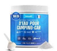 BIBODU Nettoyant Reservoir Eau Camping Car 1 KG | Nettoie & Détartre avec Oxygène Actif | Sans odeur - Élimine Biofilm et saleté | Idéal pour Camping-Cars, Caravanes et Bateaux