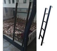 BIBOYA Echelle Bois Lit Échelle de Lit Superposé Universelle Noire, Échelle de Lit Superposé en Métal pour Camping-Car, Échelle de Lit Haute 45in/ 50in/ 55in/ 59in (Size : 116cm/45)