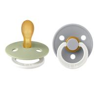 Bibs - Lot de 2 sucettes Colour Latex Taille 2 Symétrique - Sage Glow / Cloud Glow