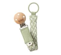 Bibs Attache Tétine Braided Sage 1 Pièce