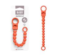 BIBS Attache-tétine à perles, Tango | Attache-tétine | Compatible avec toutes les tétines BIBS | Fixation sûre à une main | Évite les tétines qui tombent