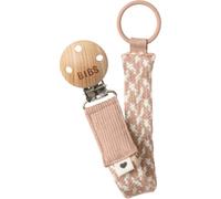 BIBS Attache-tétine Paci Braid en coton biologique tressée Taille unique 0-36 mois Blush/Ivory