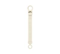 BIBS Attache-sucette Ruban - Élégante et sécurisée, utilisation à une main, compatible avec tous les BIBS et la plupart des marques, lavable en machine, 0+ ans - Ivory