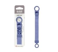 BIBS Attache-sucette Ruban - Élégante et sécurisée, utilisation à une main, compatible avec tous les BIBS et la plupart des marques, lavable en machine, 0+ ans - Peri