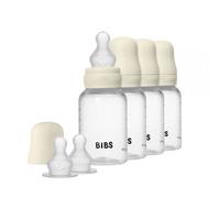 Bibs Baby Bottle Round Silicone 4 Pack 150 Ml Ivory