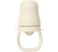 BIBS Biberon pour bébé – 2 tétines en silicone, compatible congélation, sans BPA, 4+ mois – Ivory