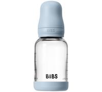 BIBS Baby Glass Bottle Round Latex biberon anti-colique Baby Blue 120 ml