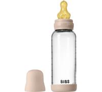 Bibs - Biberon en verre Tétine Latex 240 ml Débit Moyen - Blush