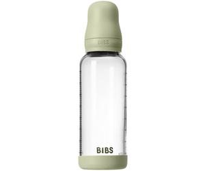 BIBS Baby Glass Bottle Round Latex biberon anti-colique Sage 1 pcs