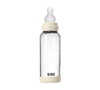 Bibs - Biberon en verre Tétine Silicone 240 ml Débit Moyen - Ivory