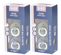 BIBS® BIBS COULEUR Tétines Nuit Sauge - Nuage 6 18 mois Taille 2 Sucette(S) 2x2 pc(s)