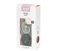 BIBS® BIBS COULEUR Tétines Sage - Hunter Green 0 6 mois Taille 1 Tétine(S) 2 pc(s)