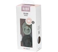 BIBS® BIBS COULEUR Tétines Sauge - Vert 6 18 mois Taille 2 Tétine(S) pc(s)