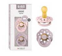 BIBS Boheme Tétine, 0-6 mois, 2-pack, Blossom/Dusky Lilac