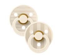BIBS Tétine Colour Studio - Lot de 2 - Taille 2 (6-18 mois) - Sans bisphénol A - Ivory Vanilla