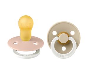 Bibs Colour Sucettes 18+Mois Taille 3 Blush Glow + Vanille Glow 2 Pièces