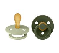 Bibs - Lot de 2 sucettes Colour Latex Taille 2 Symétrique - Sage / Hunter Green