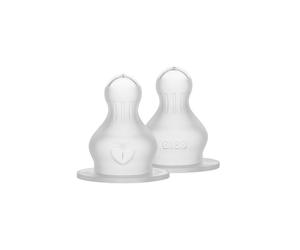 Bibs - Lot de 2 Tétines Silicone pour biberon Bibs - Débit Rapide