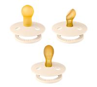 Bibs - Lot de 3 sucettes Try It Colour Collection Bibs Taille 1 - Ivory