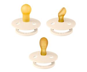 Bibs - Lot de 3 sucettes Try It Colour Collection Bibs Taille 1 - Ivory
