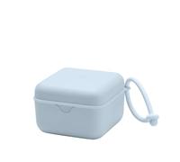 BIBS Boîte à tétines Dummy Case Baby Blue, cordon, stérilisateur, sans BPA, 1 pcs