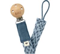 BIBS Pacifier Clip Petrol Baby Blue