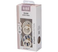 BIBS STUDIO Colour 2 Pack Pin - Ivory Steel Blue | +0 mois Attache-Tétine 1 pc(s)