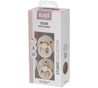 BIBS STUDIO Colour 2 Pack Pin - Ivory Vanilla Mix | +6 mois Tétine(S) pc(s)