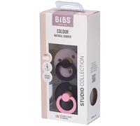BIBS Studio Duo Fusion Sucettes Lilac/Plum Taille 1 | 0-6 mois Sucette(S) 2 pc(s)