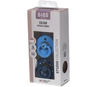 BIBS Studio Duo Garden Sucettes Bee Blue/Breeze Taille 3 | 18+ Mois Sucette(S) 2 pc(s)