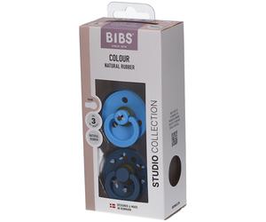 BIBS Studio Duo Garden Sucettes Bee Blue/Breeze Taille 3 | 18+ Mois Sucette(S) 2 pc(s)