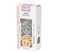 BIBS Studio Duo Garden Sucettes Lady Sage/Butter Taille 3 | 18+ Mois Sucette(S) 2 pc(s)