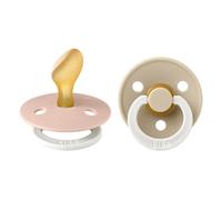 BIBS Sucette Anatomique Glow Vani - Blush 6-18 Mois Tétine(S) 2 pc(s)