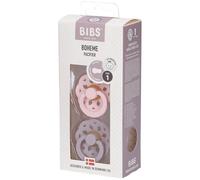 BIBS Sucette Boheme Blossom - Lilac 0-6 Mois Tétine(S) 2 pc(s)