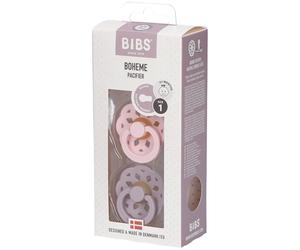 BIBS Sucette Boheme Blossom - Lilac 0-6 Mois Tétine(S) 2 pc(s)