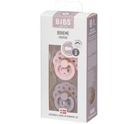 Bibs Boheme Pacifier Sucettes Taille 2 Couleur Fleuri/Lilas 2 Pièces