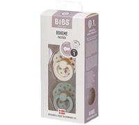 BIBS Sucette Boheme Sage - Ivory 0-6 Mois Tétine(S) 2 pc(s)