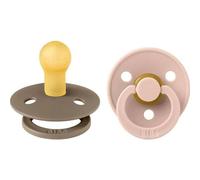 Bibs Sucettes Chêne Foncé Blush Taille 2 2uts