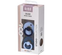 BIBS Sucettes Fusion Rondes Latex 2-Pack Mix Taille 1 Sucette(S) 2 pc(s)