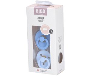 BIBS Tétine Duo bleu ciel/bleu bébé 6-18 mois Sucette(S) 2 pc(s)