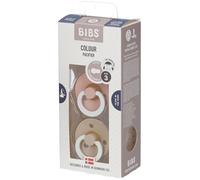 Bibs Colour Sucettes 18+Mois Taille 3 Blush Glow + Vanille Glow 2 Pièces