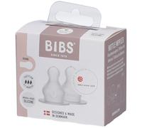 Bibs - Lot de 2 Tétines Silicone pour biberon Bibs - Débit Rapide