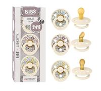 BIBS x Liberty Try-it Tétine, 0-6 mois, 3-pack, téterelles variées, Eloise